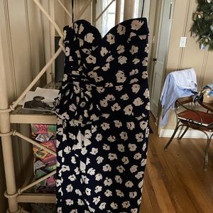 AJ Bari Strapless Dress